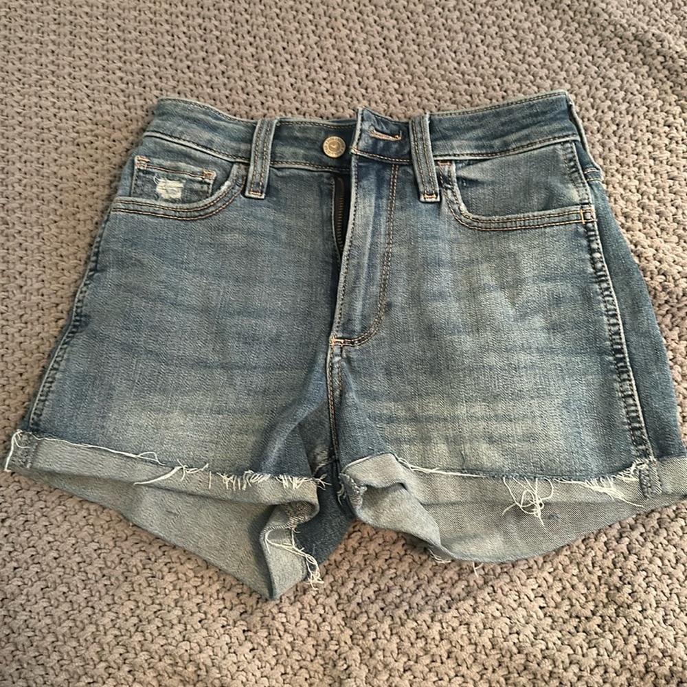 hollister, jean short, size 0